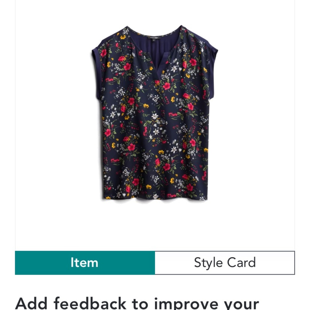 Papermoon mixed material blouse stitch fix